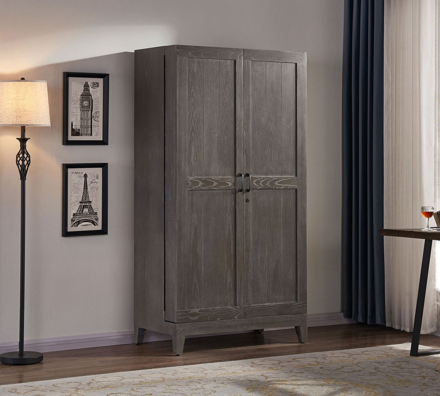 Grillo Bar Cabinet (38"-76.5")