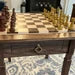 Luxury Hardwood Chess Table