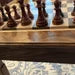Luxury Hardwood Chess Table